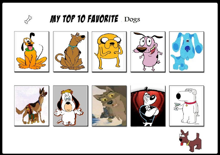 My Top 10 Favorite Dogs by cartoonfanboyone on DeviantArt
