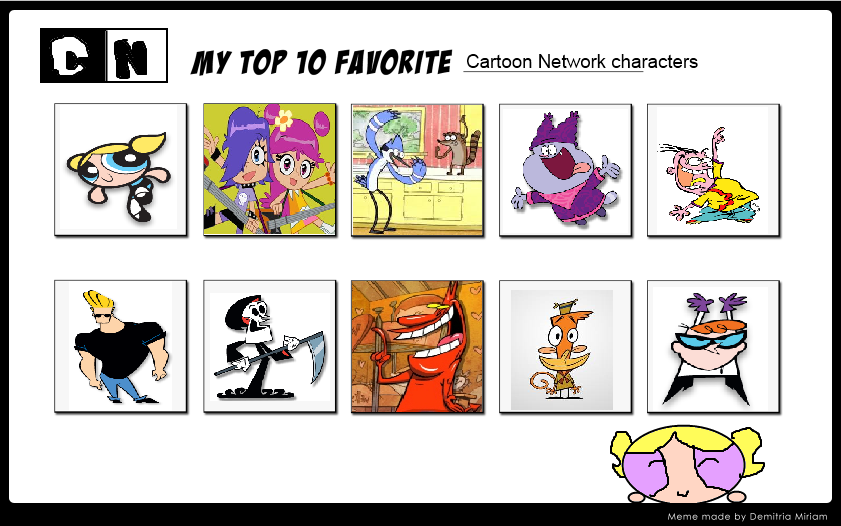 My Top 10 Favorite Cartoon Network Characters by cartoonfanboyone on  DeviantArt