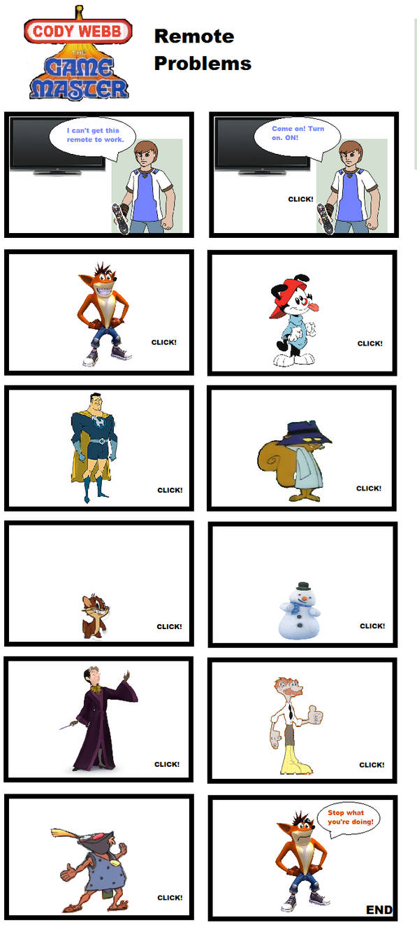 Remote Problems by cartoonfanboyone on DeviantArt