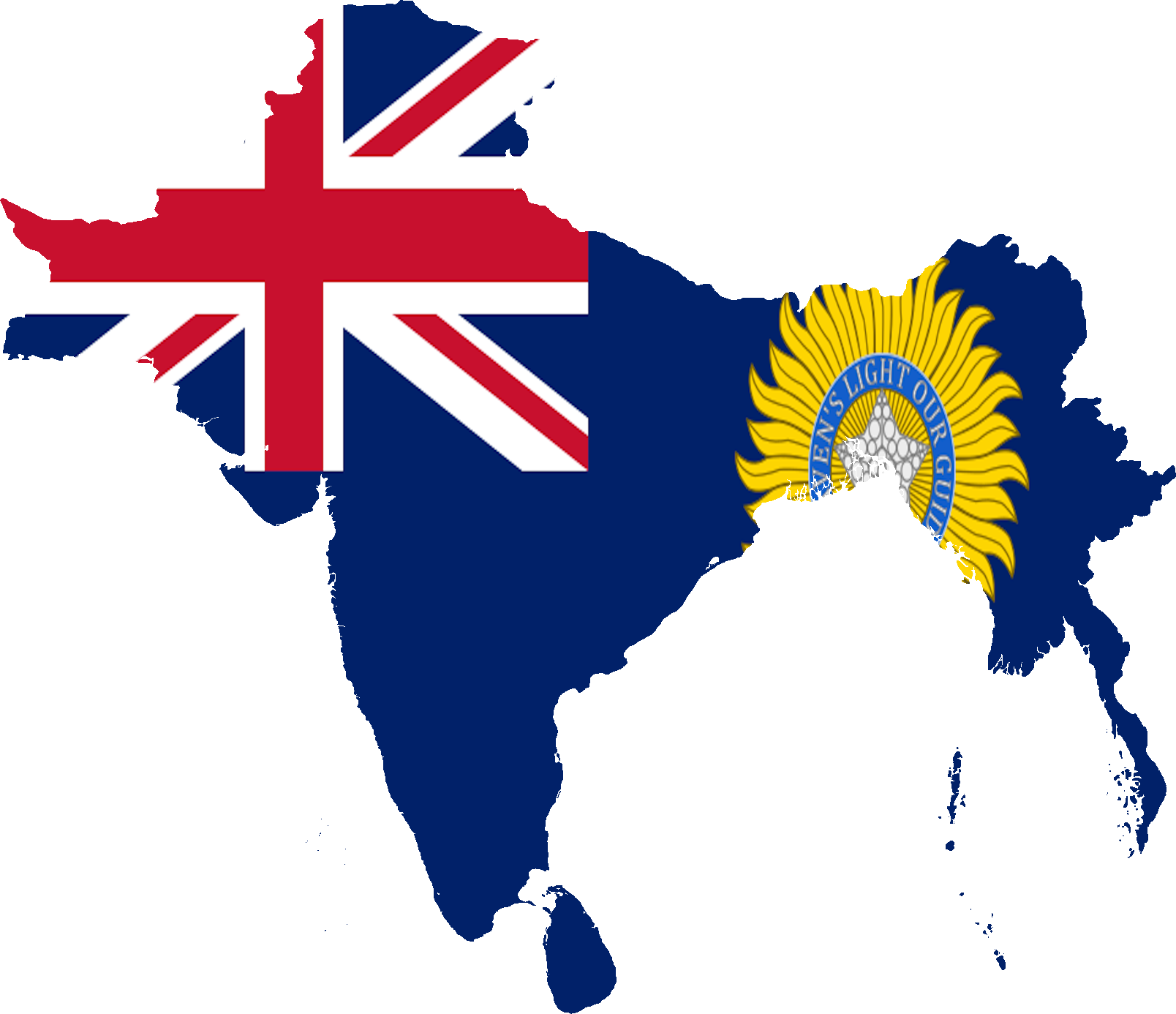 British Raj Map. Simple Flag Map Of Greater British Raj by MrJonathan09 on DeviantArt