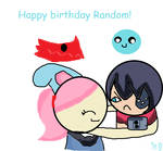 Happy birthday Random! by Azurilla12