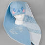Blue Harlequin Lolita Bunny Hat