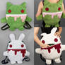 Zombie Kitty / Killer Rabbit Reversible Backpack