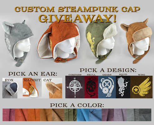 Custom Steampunk Cap Giveaway [Closed]