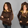 Steampunk Military Hoodie with Rabbit Ears