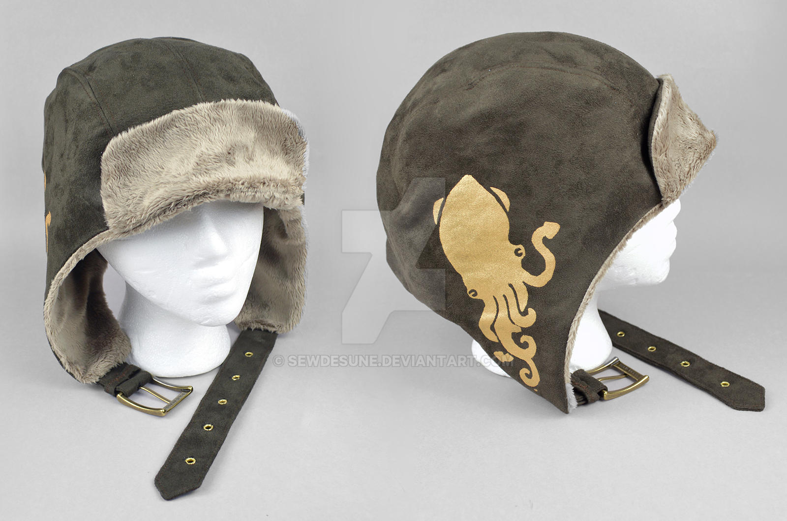 Steampunk Aviator Cap - The Aquanaut