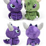 Sitting Dragon Plush