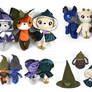 Woodland Witches Anthro Doll Plushies