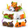 Halloween Candy Printed Rat Plushies