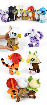 Big Cat Griffin Plushies