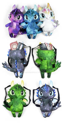 Chibi Dragon Backpacks