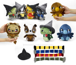 Hogwarts House Mascots Plush