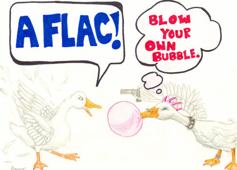 Aflac VS Bubble Yum