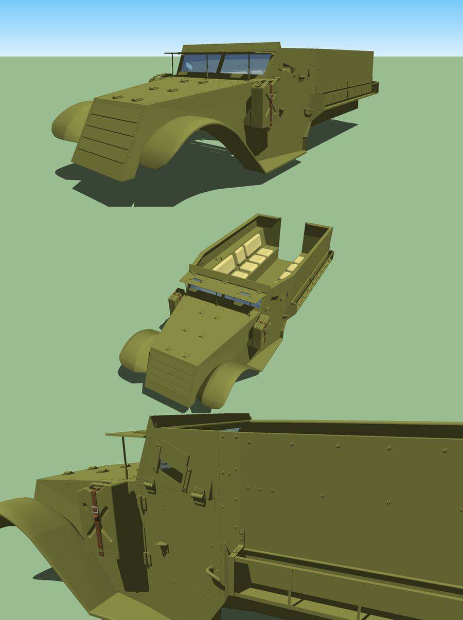 M3A1 Walker WIP 5