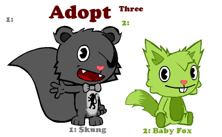 Adopt Three by HTF-Characters on DeviantArt