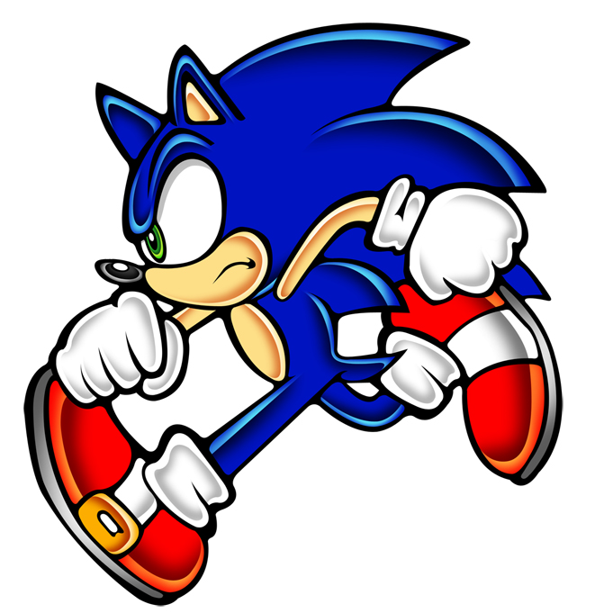 Running Sonic by Arkyz on DeviantArt