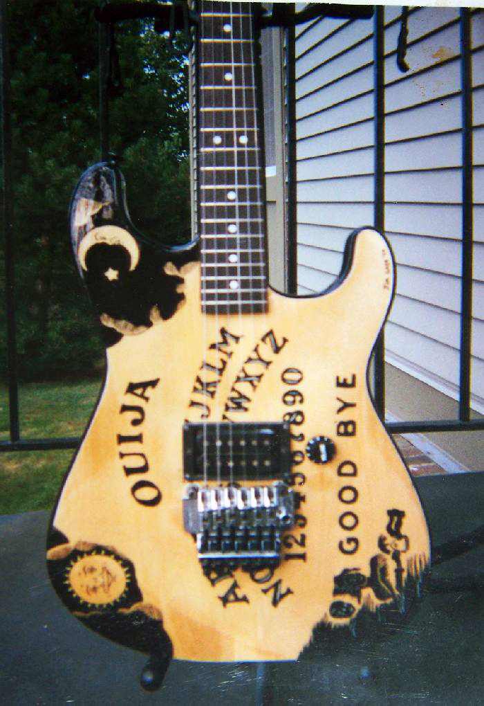 Ouija board guitar