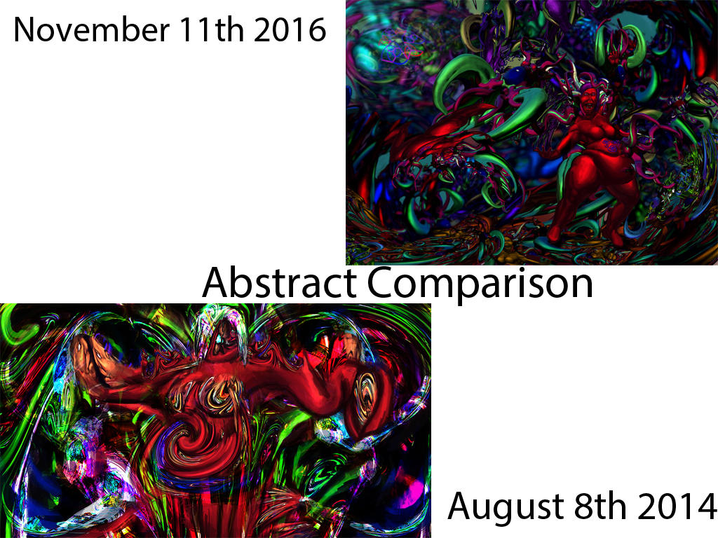 Comparison Abstract Abstract Comparison 2014 to 2106 by Xerovore on DeviantArt