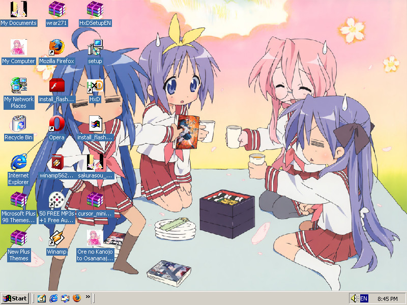 Windows avatar 2000 alt.ver., windows, windows 2000, anime, girls, windows  avatar, HD wallpaper