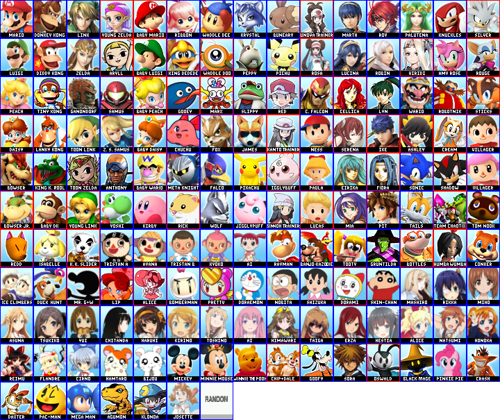Super Smash Bros. Supreme Beta Roster by YiyaRoxie on DeviantArt