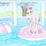 Edelgard at the pool - Drawing version