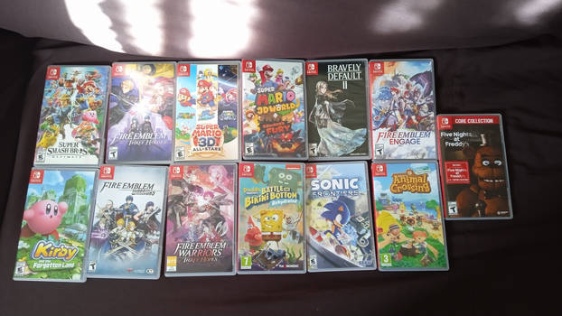 My Nintendo Switch Games Collection