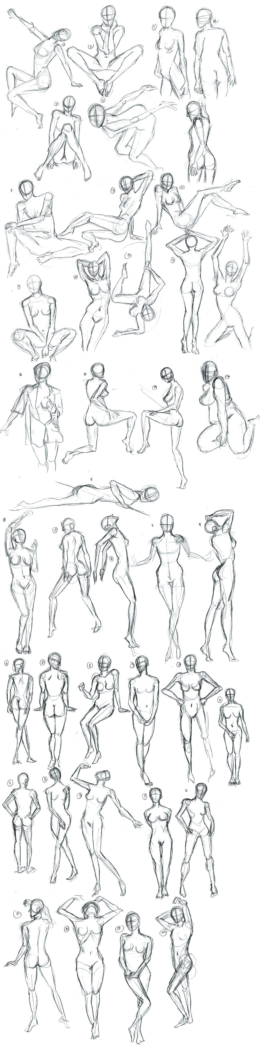 Graphit Studio Poses Poses Practice 02 by AnythingPrince on DeviantArt