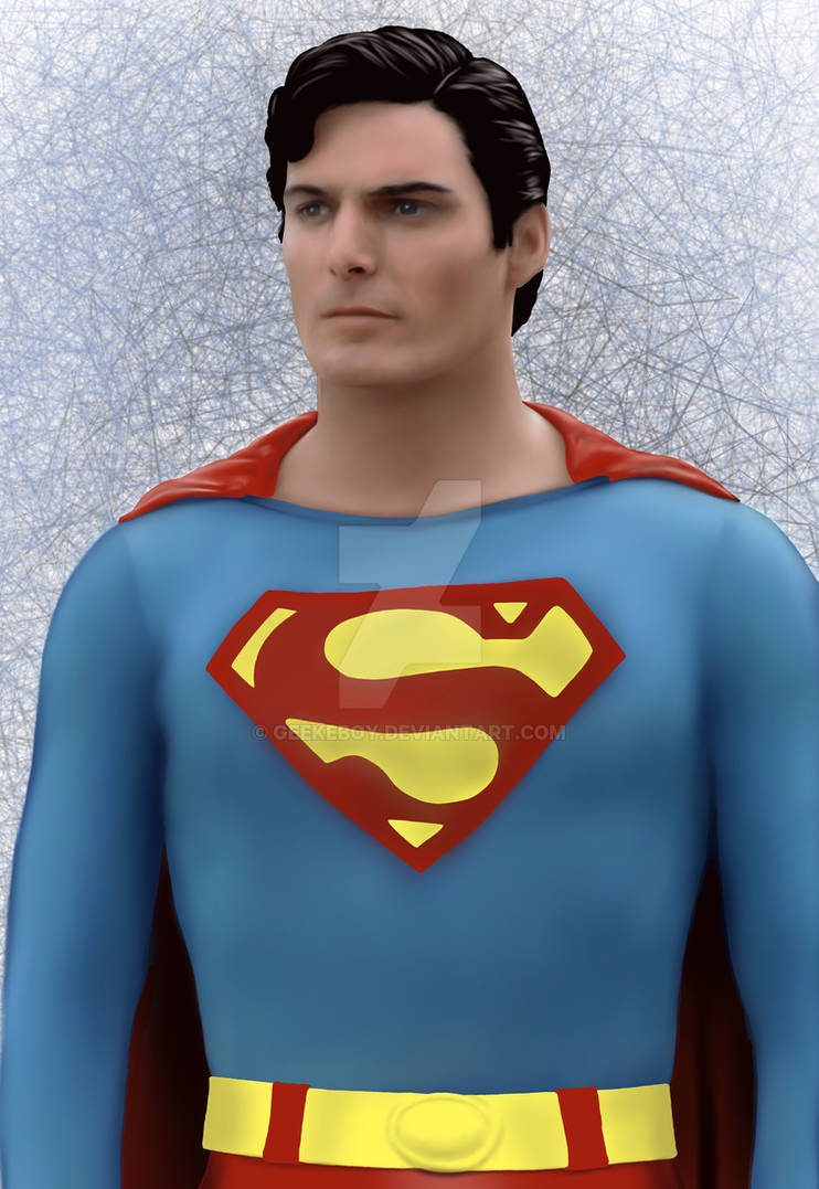Christopher Reeves Superman by geekeboy on DeviantArt