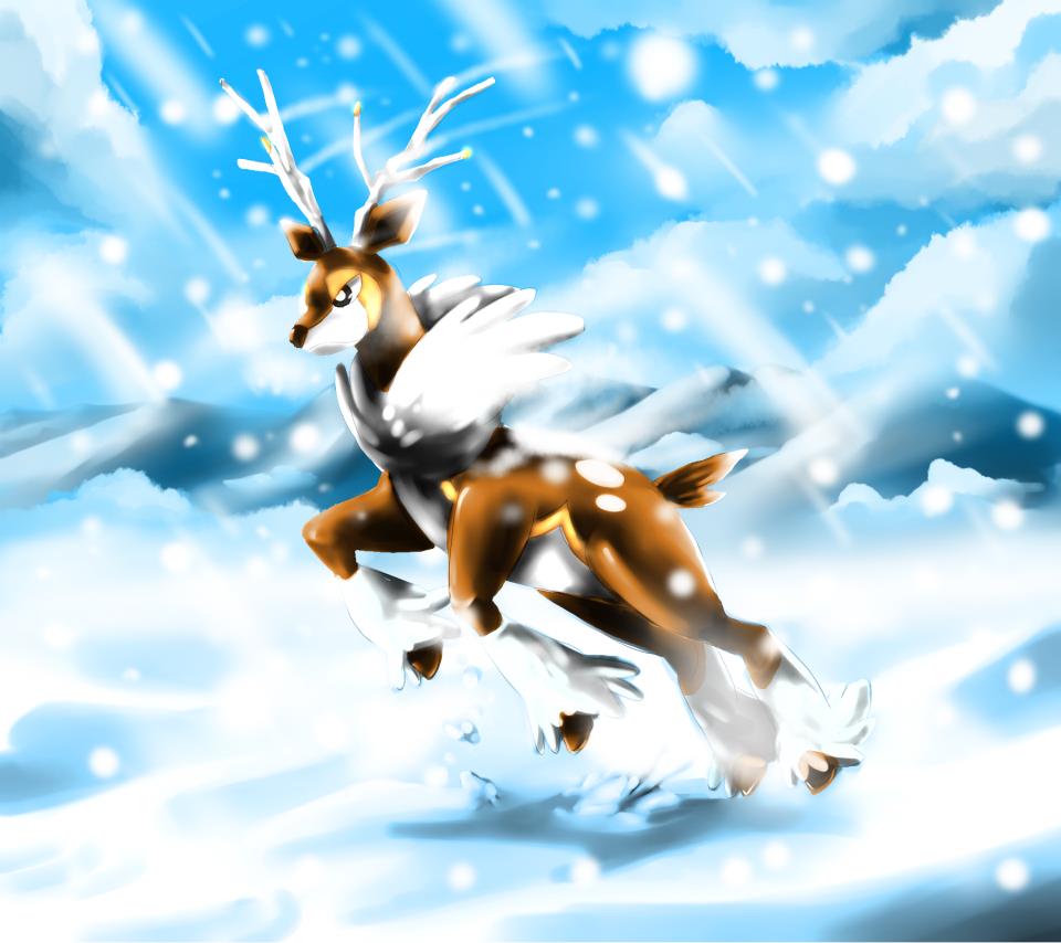 [Pokemon][BW]Sawsbuck-Winter