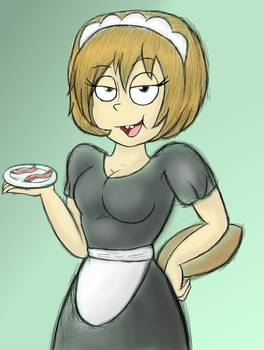 Eileen the maid colored