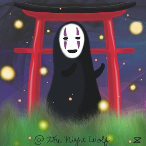 No Face Fan Art By DzoaraTheNightWolf On DeviantArt no-face-fan-art-by-dzoarathenightwolf-on-deviantart
