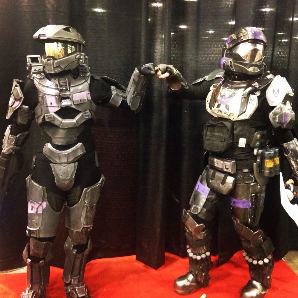 Female Spartan ODST Pound it