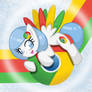 Google Chrome Pony Wallpaper