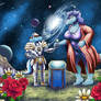 Celebration in the garden of the stars