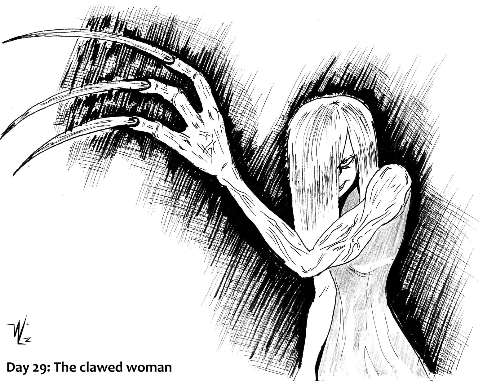 Day 29: The clawed woman