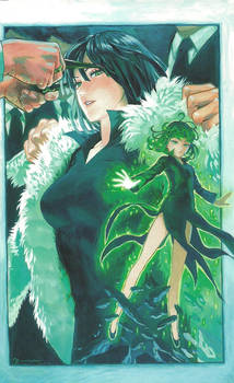 One Punch Man Artwork Tatsumaki Jigoku no Fubuki