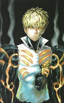 One Punch Man Artwork Genos