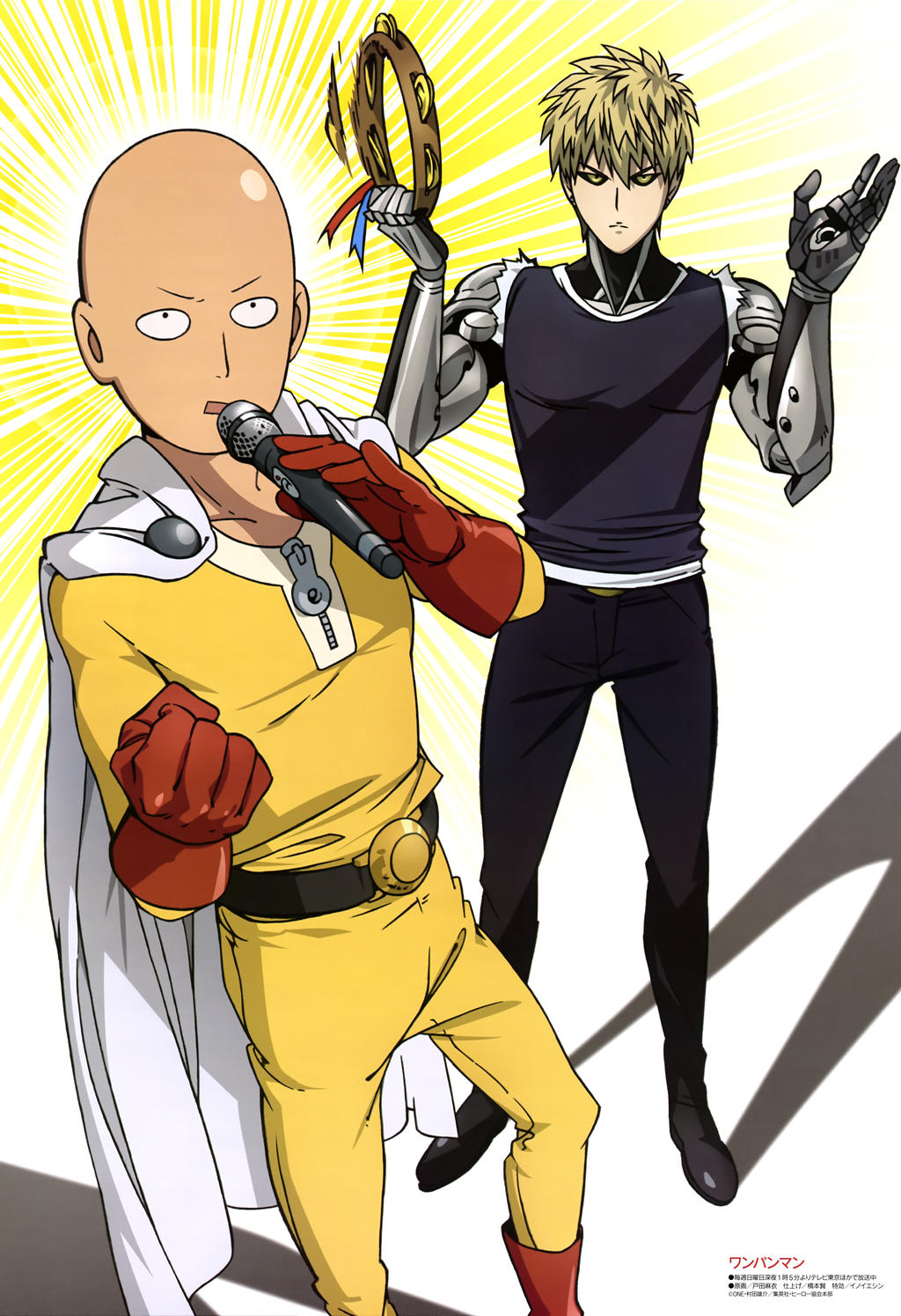 One Punch Man Wallpaper Genos Saitama by dommy