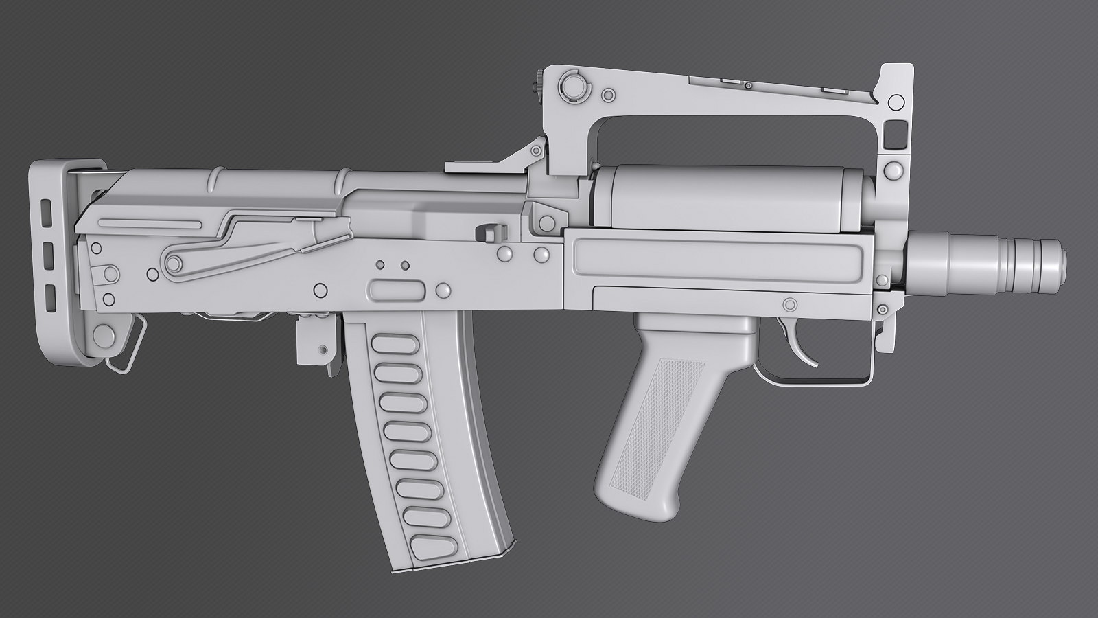 Groja Gun OTs-14 Groza by DemonLordHakubi on DeviantArt
