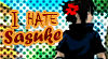 DA Stamp: I hate Sasuke by Terrami