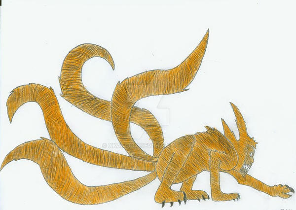 Four tailed Naruto By XKaijuuX On DeviantArt four-tailed-naruto-by-xkaijuux-on-deviantart