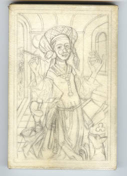 sketch fool calligrapher