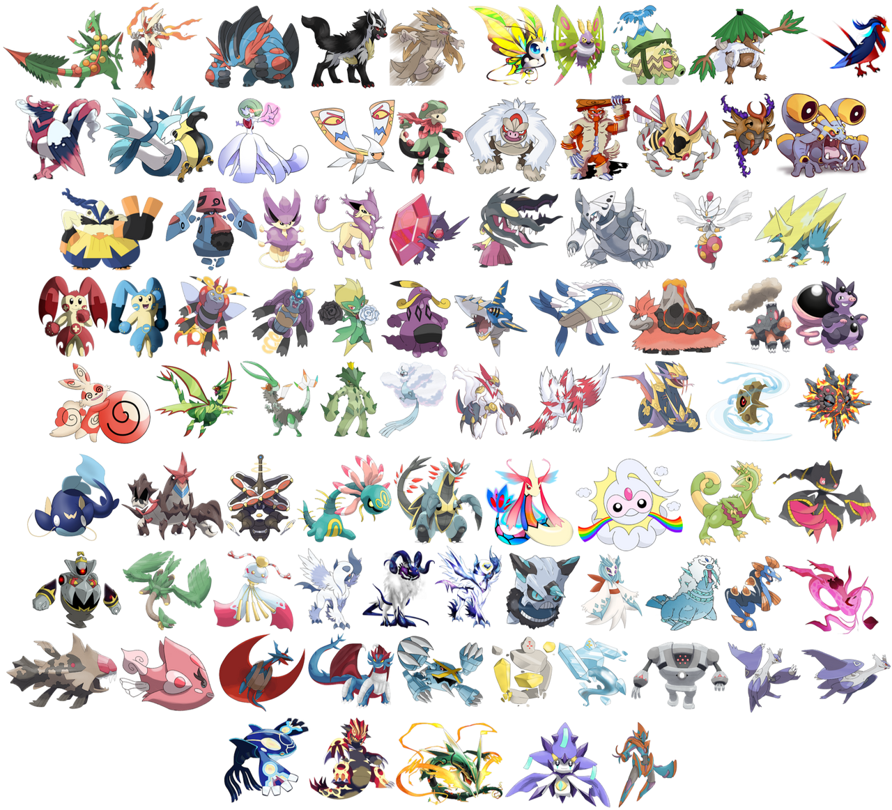 136 Gen Pokemon Generation 3 Mega Evolution by Lidni56 on DeviantArt
