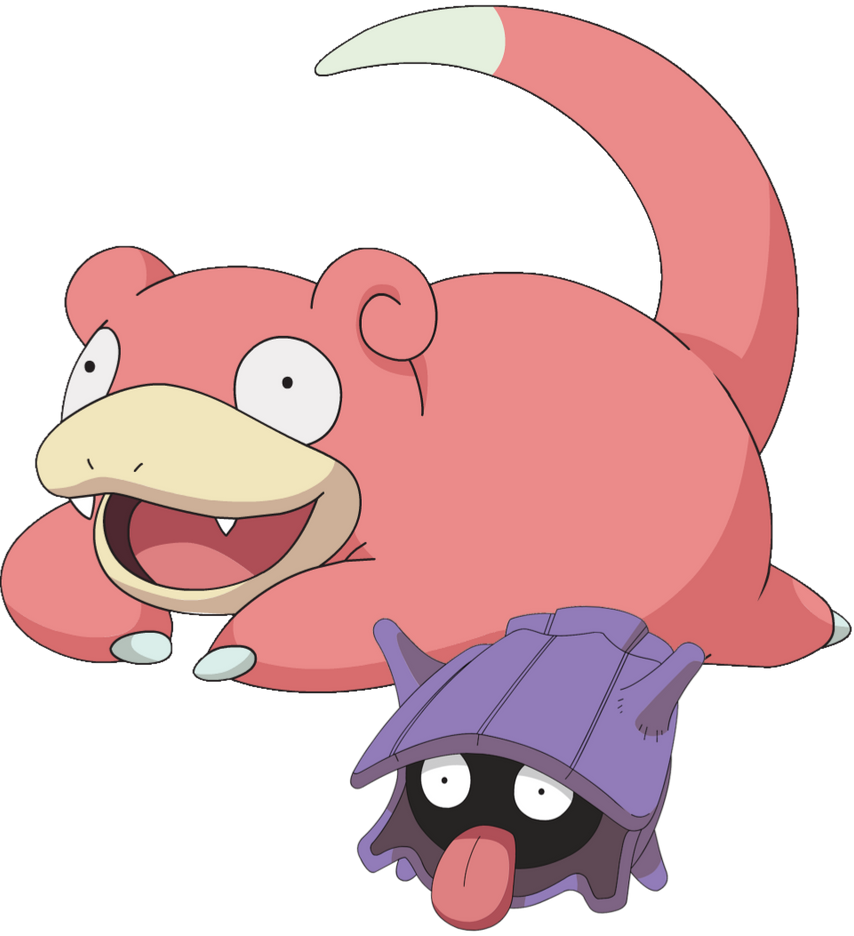 Slowpoke and shellder (Modern Anime) by Lidni56 on DeviantArt