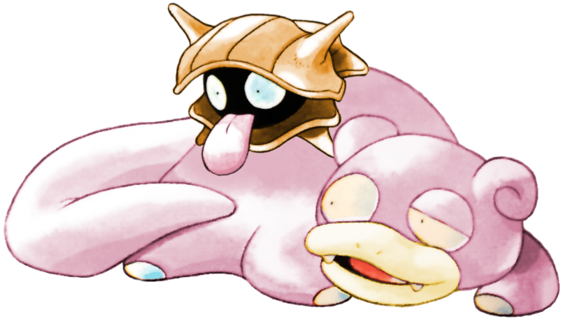 Slowpoke Isnide Shell Slowpoke and Shellder (Shiny Gold and Silver) by Lidni56 on DeviantArt