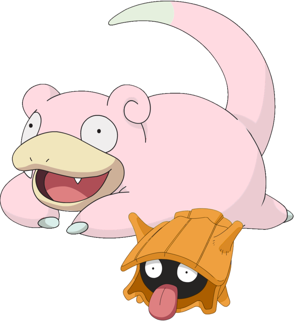 Shiny Slowpoke and Shiny Shellder (Modern Anime) by Lidni56 on DeviantArt