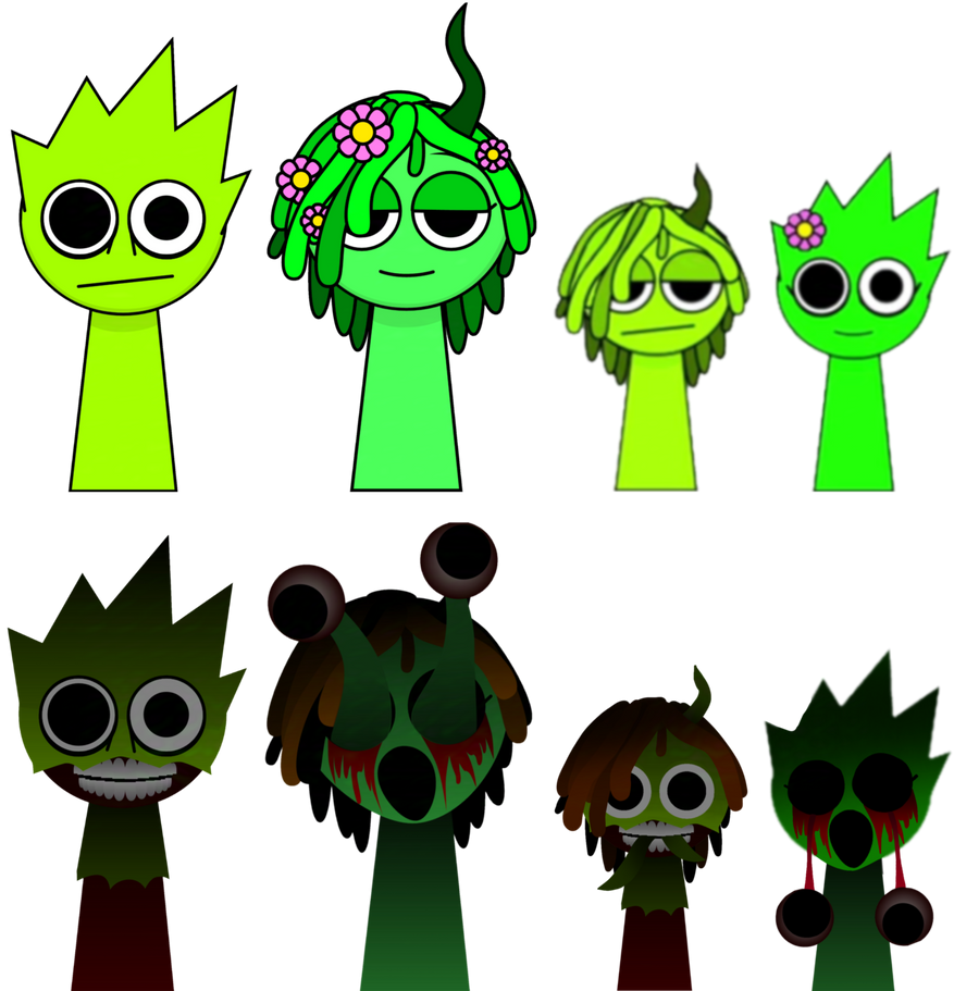 Garmold OWAKCX and Vineria Family (Normal and Horror) by Lidni56 on DeviantArt