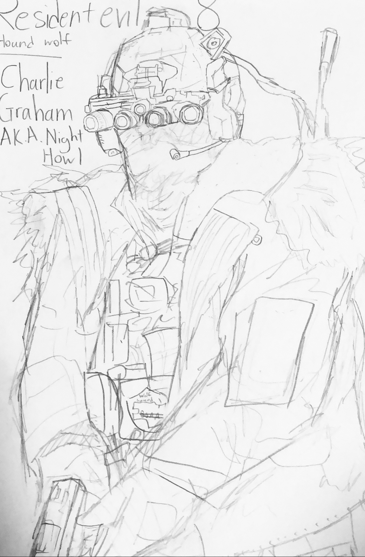 Wolves Re8 Resident evil 8, Charlie Graham(Hound wolf squad) by nyet64 on DeviantArt