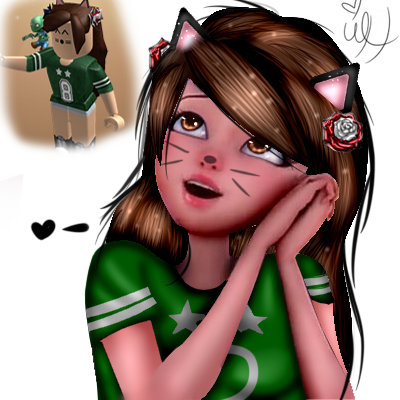 Make a cute art based on your roblox avatar by Peterisnt_here