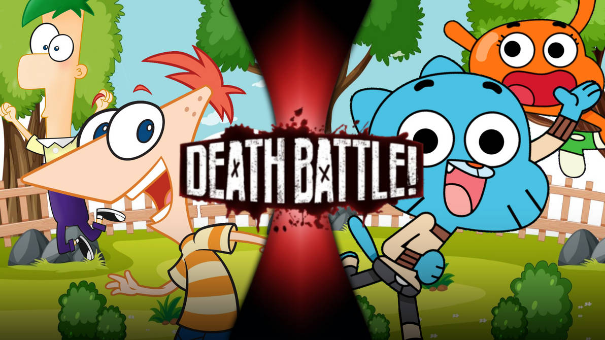 Phineas and Ferb VS Gumball and Darwin by InklingMain on DeviantArt